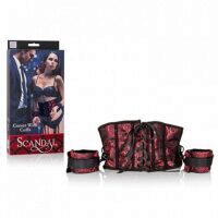    California Exotic Scandal Corset with Cuffs -  11215